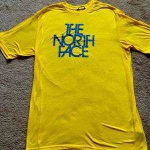 The North Face yellow Vapor Wick T-shirt